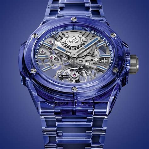 hublot herrenuhr blau|hublot sapphire tourbillon.